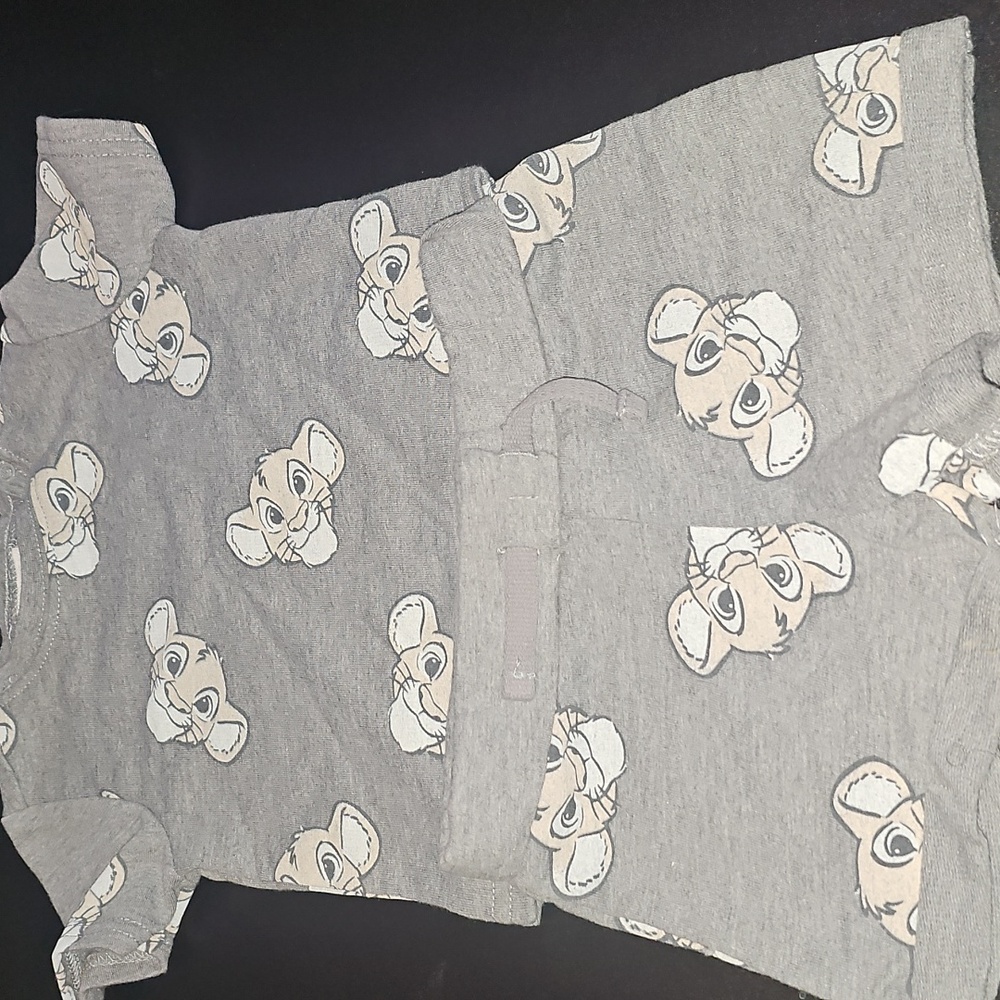 Disney Baby Dark Gray Outfit